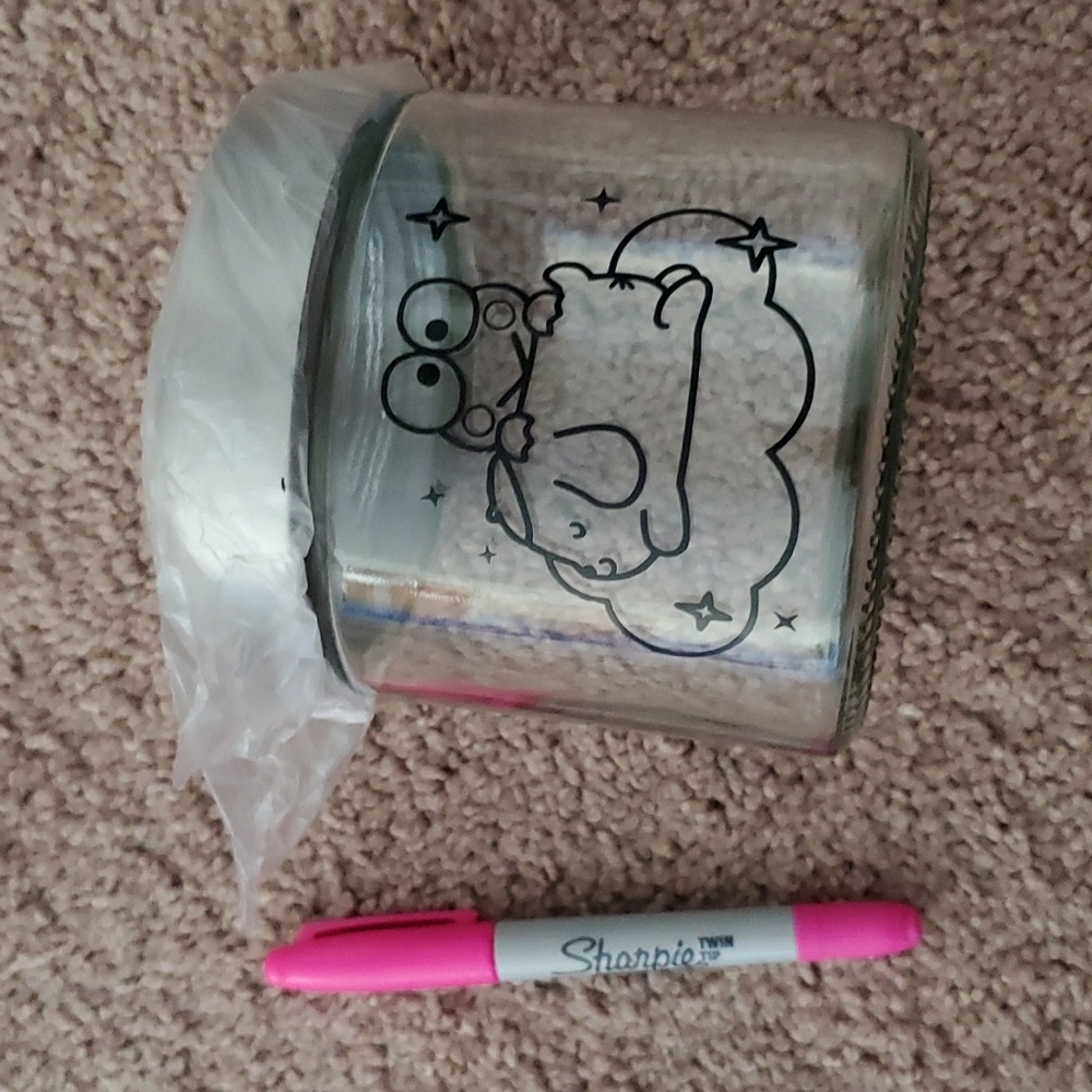 POMPOMPURIN keroppi cloud glass jar twist lid